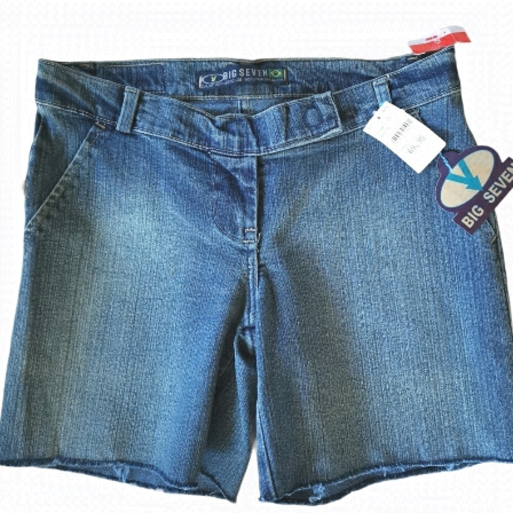 Nwt Big Seven Jean shorts cutoffs stretch